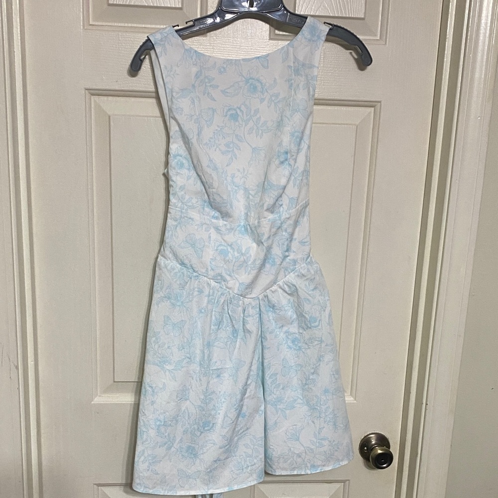 Wild Fable Light Blue Floral Dress